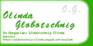 olinda globotschnig business card